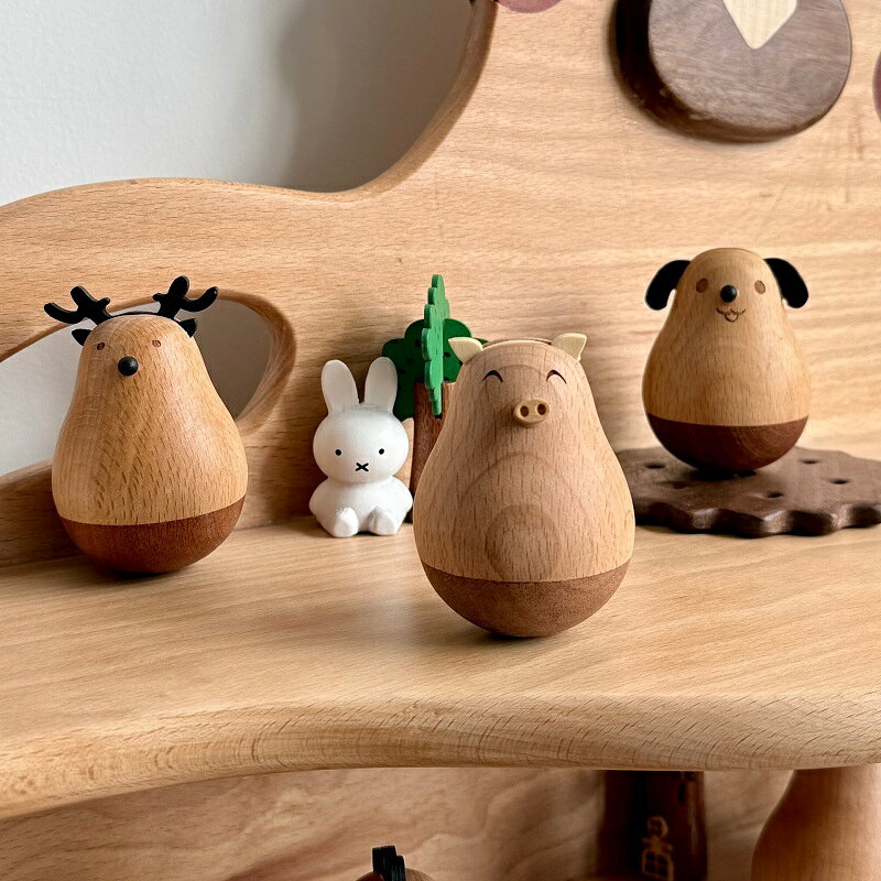 だるま置物 木製ダルマ落とし 木製、天然木、工...の紹介画像2