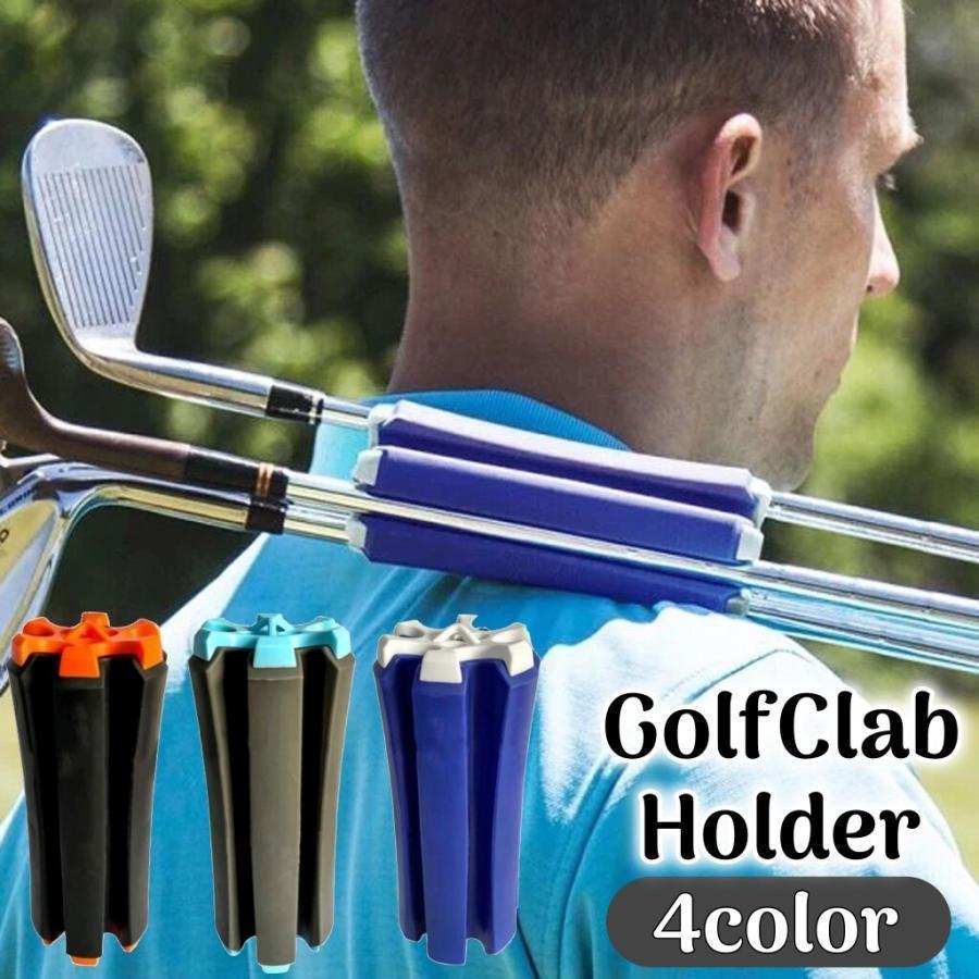 ゴルフクラブホルダー クラブキャリーケース クラブブラケット 固定クリップ 6本収納 軽量 コンパクト 携帯用 ゴルフクラブ固定