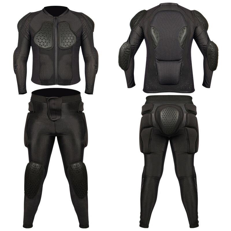 厚いパットで体のあちこちを保護します。安心していろんなスポーツを楽しめます。デザインによって、脱着しやすい仕様になっております。伸縮性に優れた素材を使用しており、体にフィットし、軽快に動くことができます。注意：生産時期により、写真と実物の色味が若干異なる場合があります。