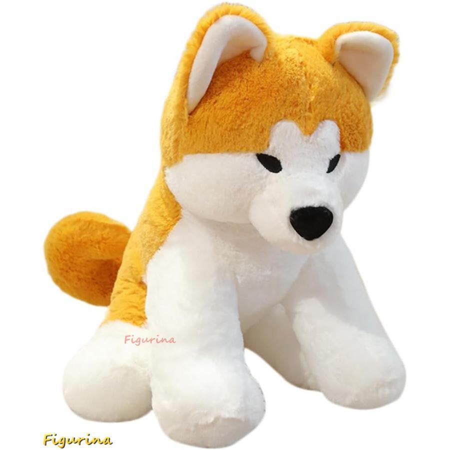 Rakuten - 秋田犬 ぬいぐるみ リアルイヌ 抱き枕 本物そっくり 肌触り良い 大きい ギフト 寝かしつけ 癒し系 ねむねむ 気持ちい クッション クリスマス ふわふわ 35cm もちもち 背あて イエロー 子供の日 柔らか お誕生日 プレゼント