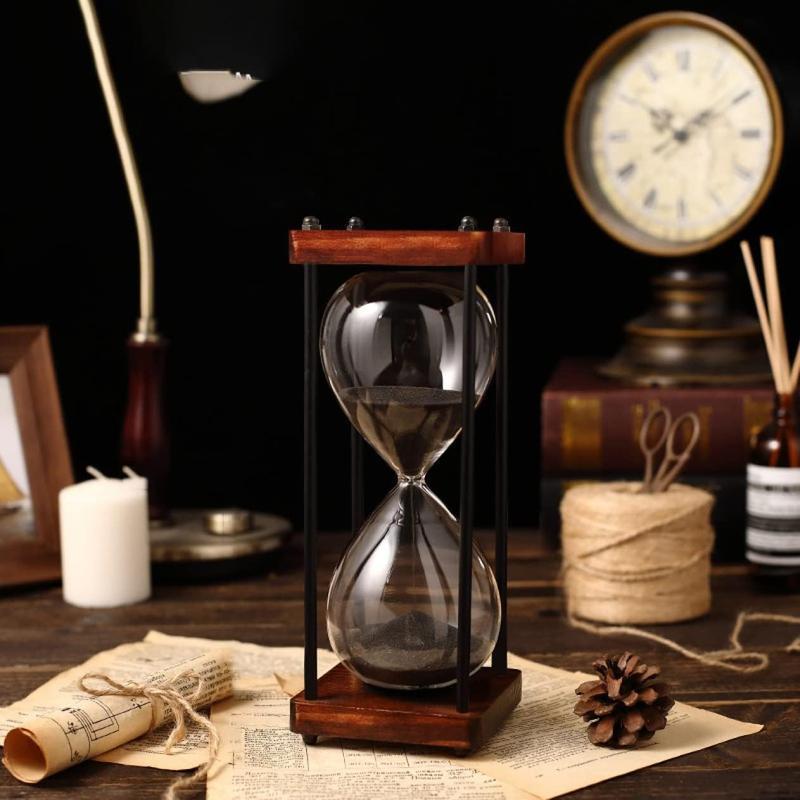 アンティーク 砂時計 置物 クラシック m タイマー 砂タイマー 北欧 ブラック モダン おしゃれ 置き物 ..