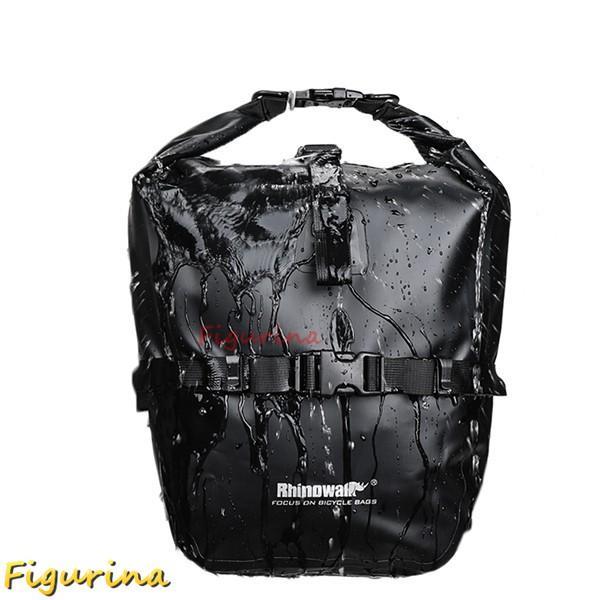 エンジンガードバッグ バイク用 サイドバッグ シートバッグ リアバッグ 荷物固定ベルト付き PVC 防水 ..