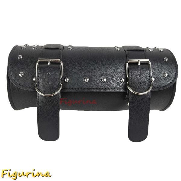 樂天商城 - バイク シートバッグ サイドバッグ 革 ツーリングバッグ puレザー 防水 ツールバッグ 軽量 大容量 ドリンクホルダー付属 金具防錆 防水 おしゃれ バイク汎用 工具入れ 小物入れ ブラック