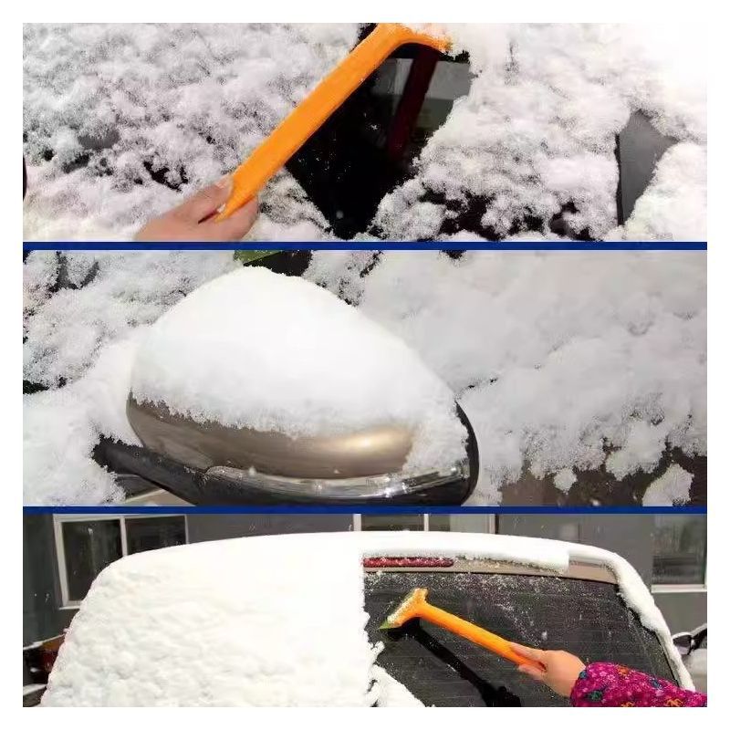 車用雪かき 霜取りアイススクレーパー 雪かき 除雪 雪対策 解氷 水除去用具 軽量 ...