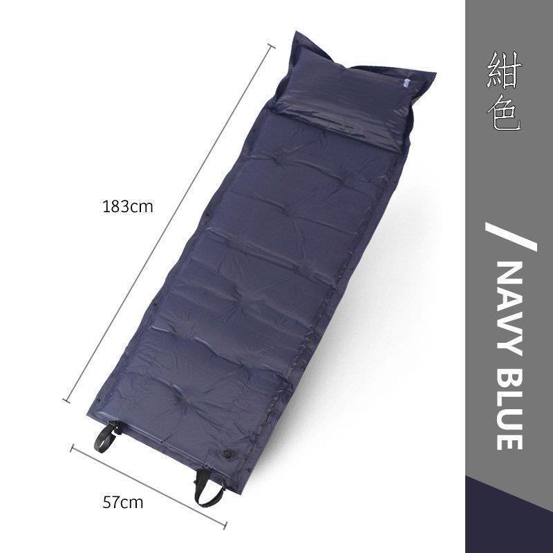 エアマット キャンプ 全3色 厚さ5cm 連結可能 枕付き 収納袋付き 自動膨張式 車中...