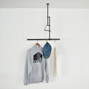 天井吊り昇降式ハンガー <IRORI>幅600mm 店舗 什器 アイアン おしゃれ アパレル ファッション 服 吊り下げハンガー コートハンガー ウォークインク...