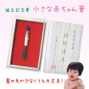 誕生記念筆　小さな赤ちゃん筆　【誕生記念筆・赤ちゃん筆・ベビー・髪の毛・出産祝い・記念品・メモリアル・胎毛筆】【smtb-TK】