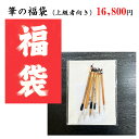 筆の福袋 上級者用 【いろいろな筆を試みたい方】【 書道用品 伝統工芸 豊橋筆 手作り 和文具 書写 福袋 お買い得 セール 割引 楷書 行書 半紙 和紙 ひつ...