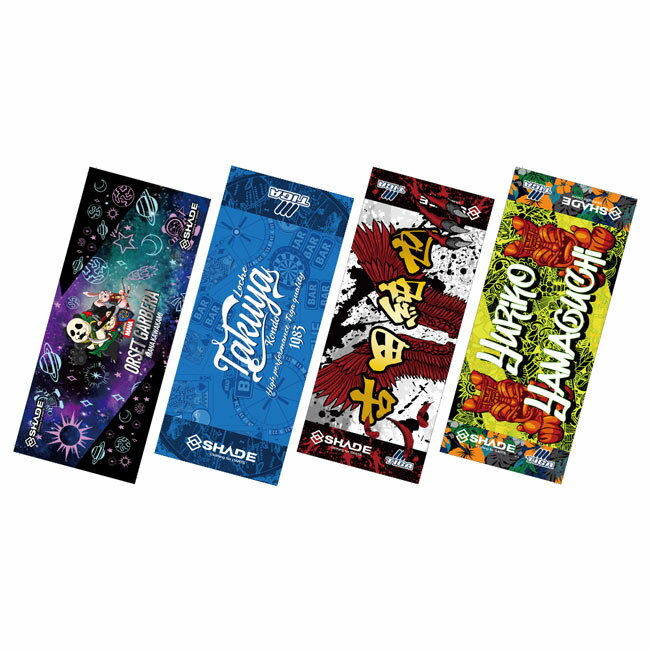 SHADE(シェイド) プレイヤーフェイスタオル　(ダーツ アクセサリ)