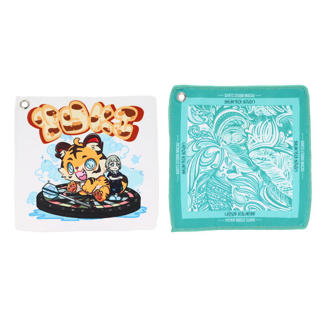 Darts Studio Macau(ダーツスタジオマカウ) プレイヤーグッズ ハンドタオル　(ダーツ アクセサリ)