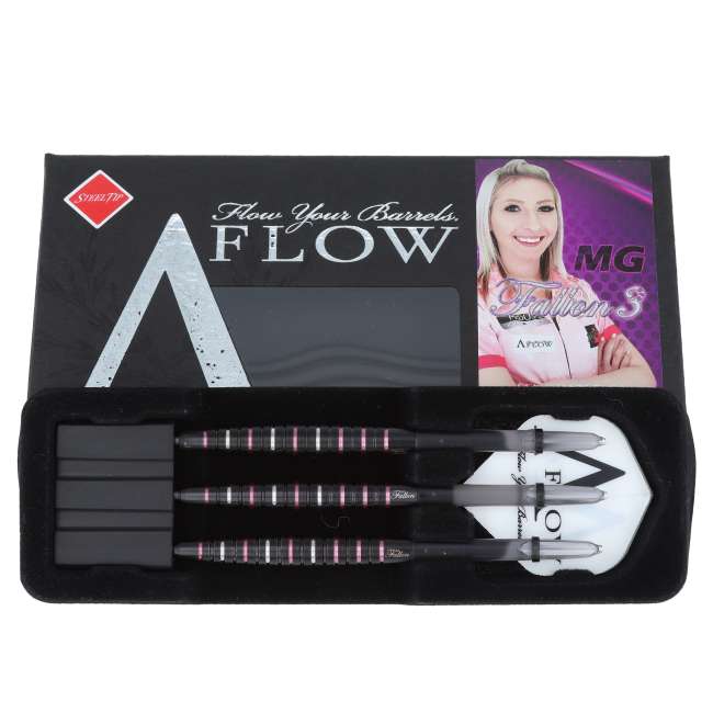 DARTS SHOP Hive (ダーツ ハイブ)の【中古】 DYNASTY A-FLOW BLACK LINE Fallon3 MG STEEL 24.3g【箱あり】 【RANK 5】　(ダーツ バレル タングステン ハードダーツ ダーツセット ダーツ シャフト ダーツ フライト ダーツ 矢 羽 darts barrel darts set)｜アングル3