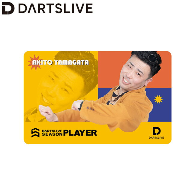 DARTSLIVE PLAYER GOODS 第三弾 山形明人選手 (ダーツ カード)