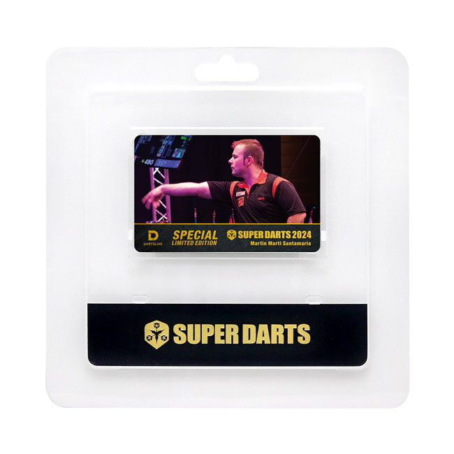 DARTS SHOP Hive (ダーツ ハイブ)のSUPER DARTS 2024 × DARTSLIVE PLAYER GOODS マーティン・マーティ・サンタマリア選手　(ダーツカード)｜アングル3