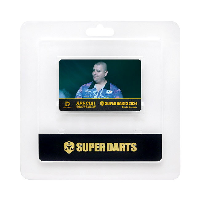 【10%OFFクーポン対象 10/24 20:00から】SUPER DARTS 2024 × DARTSLIVE PLAYER GOO...
