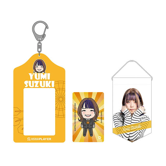 DARTS SHOP Hive (ダーツ ハイブ)のダーツライブ プレイヤーグッズ2024 PLAYERセット 鈴木優美選手　(ダーツ カード)｜アングル3