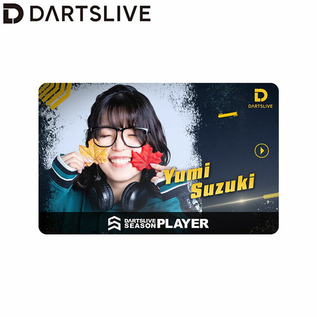 DARTSLIVE PLAYER GOODS第六弾 鈴木優美選手 (ダーツ カード)
