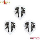 L-style(エルスタイル) L-Flight PRO(エルフライト プロ) Jonny Ver.1 シェイプ ホワイト 安食賢一選手モデル (ダーツ フライ...