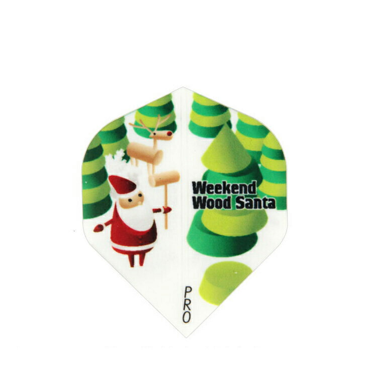 PROフライト indiesシリーズ Weekend Wood Santa ＜スタンダード＞プロ Flight インディーズ ソフトダーツ ダーツ フライト ダーツ 羽 darts flight