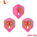 L-style(エルスタイル) L-Flight PRO(エルフライト プロ) 辻本亜紀子 ver.1 シェイプ ホットピンク 辻本亜紀子選手モデル (ダーツ ...