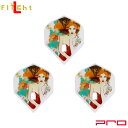 L-style(エルスタイル) L-Flight PRO(エルフライト プロ) L-STYLEシリーズ Leo スタンダード ホワイト (ダーツ フライト 羽 ...