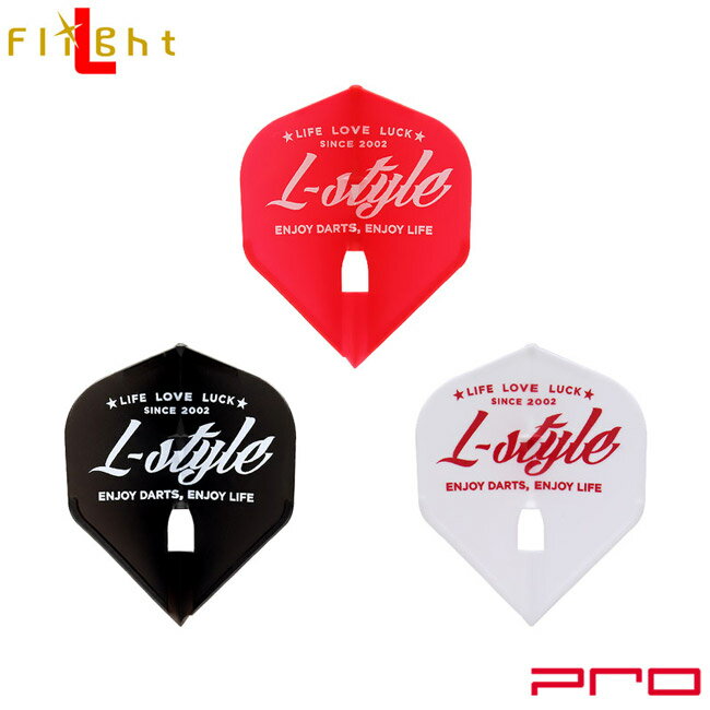 L-style(エルスタイル) L-Flight PRO(エルフライト プロ) L-STYLE Vintage Logo スタンダード MIX (ダーツ フライト ダーツ 羽 darts f..