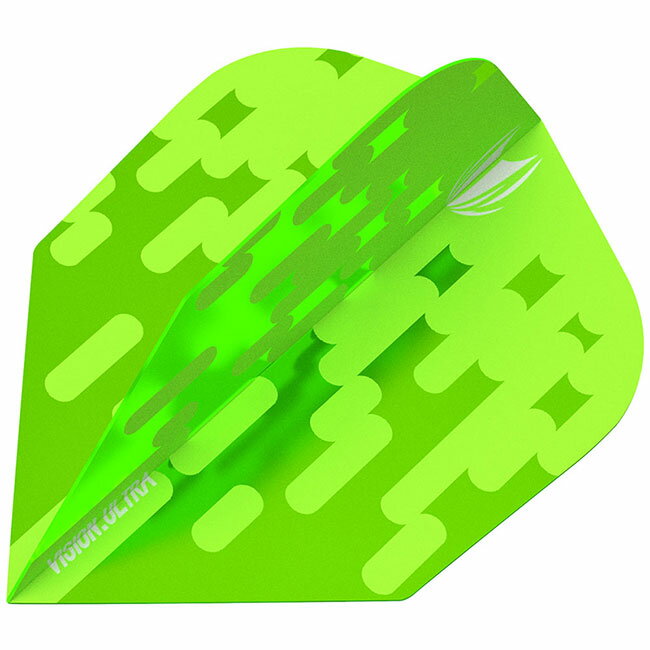 TARGET(ターゲット) VISION ULTRA ARCADE フライト TEN-X ライム ＜333760＞　(ダーツ フライト 羽 darts flight)