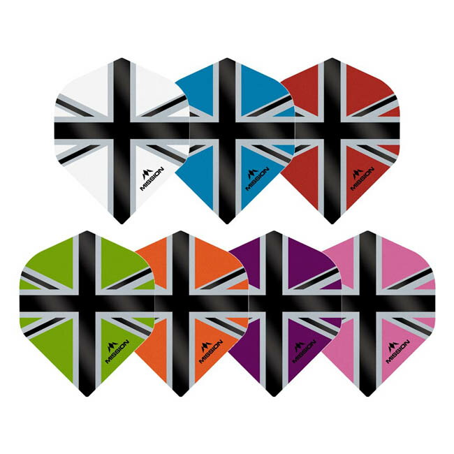 MISSION DARTS(ߥå) Alliance-X Union Jack Dart Flights ɡ( ե饤)