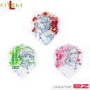 L-style(エルスタイル) L-Flight EZ(エルフライト イージー) 東京リベンジャーズ ver.1 type-C シェイプ ホワイト (ダーツ フ...