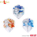 L-style(エルスタイル) L-Flight EZ(エルフライト イージー) 東京リベンジャーズ ver.1 type-D シェイプ ホワイト (ダーツ フ...
