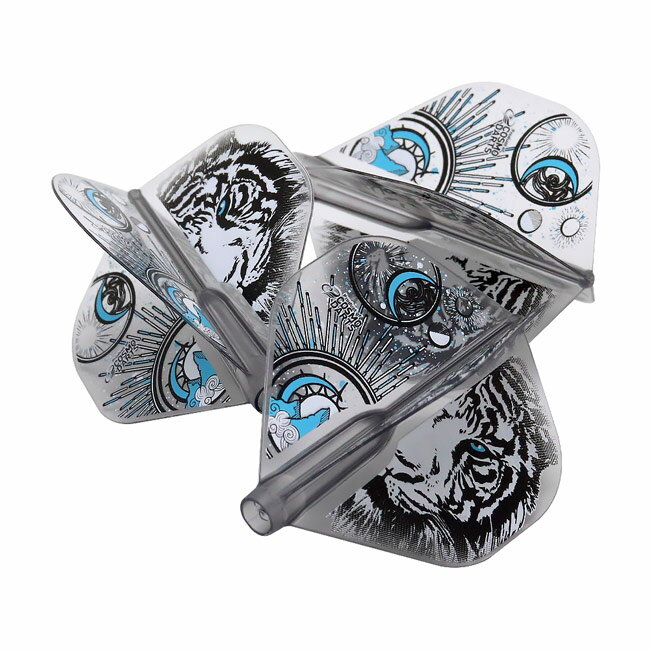 COSMO DARTS(コスモダーツ) Fit Flight【AIR】(フィットフライト エアー) × Maria Carli ver.2 スタンダード ブラック マリア・カーリ選手モデル　(ダーツ フライト) 2