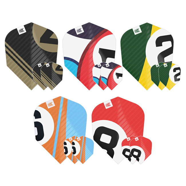 TARGET(ターゲット) CHICANE PRO ULTRA フライト シェイプ 5set MULTI-PACK ＜337205＞　(ダーツ フラ..