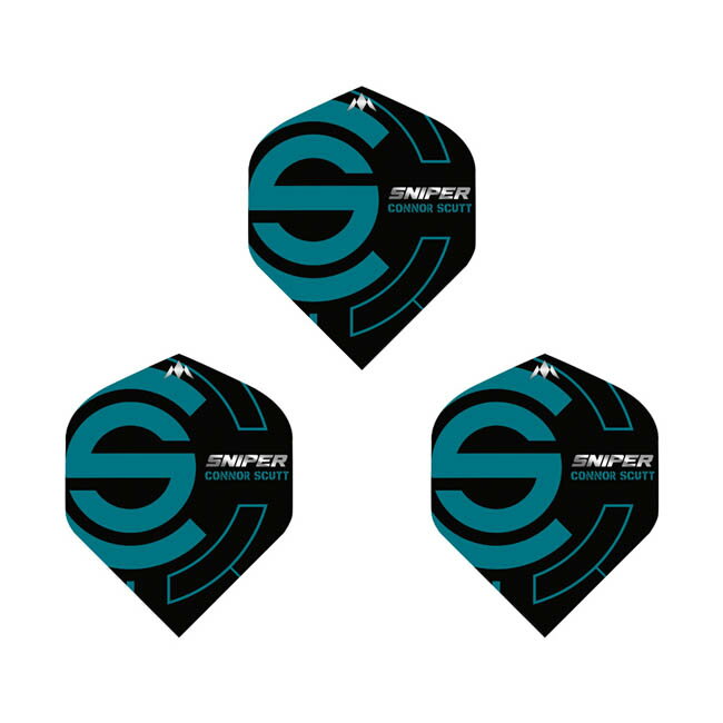 MISSION DARTS(ミッションダーツ) Connor Scutt Flights スタンダード コナー・スコット選手モデル　(..