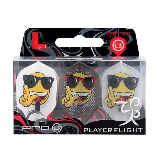 L-style(エルスタイル) L-Flight PRO(エルフライト プロ) 中村俊太郎 ver.1 シェイプ MIX 中村俊太郎選手モデル　(ダーツ フライト) 3