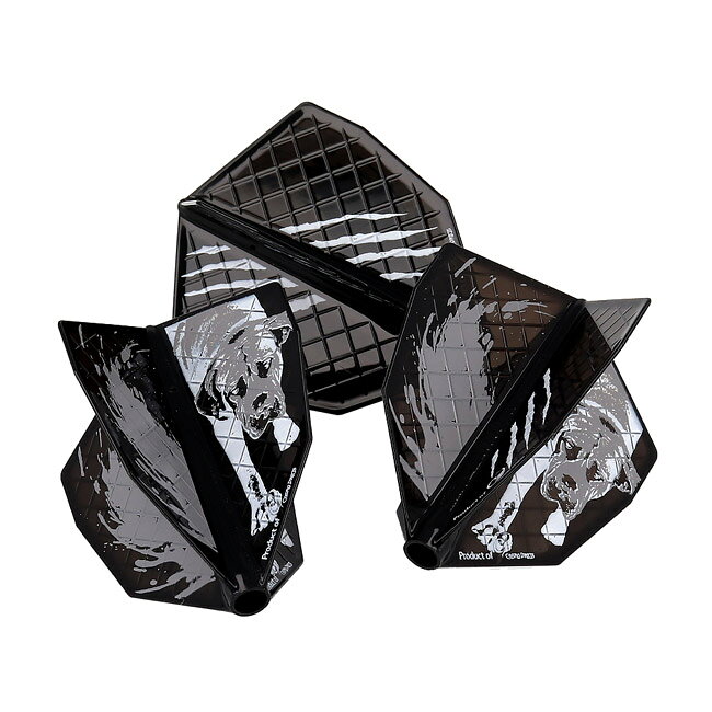DARTS SHOP Hive (ダーツ ハイブ)のCOSMO DARTS(コスモダーツ) Fit Flight PRO(フィットフライト プロ) × Lukasz Waclawski ver.1 S-5 Dブラック ルカス・ワクラスキ選手モデル　(ダーツ フライト)｜アングル2
