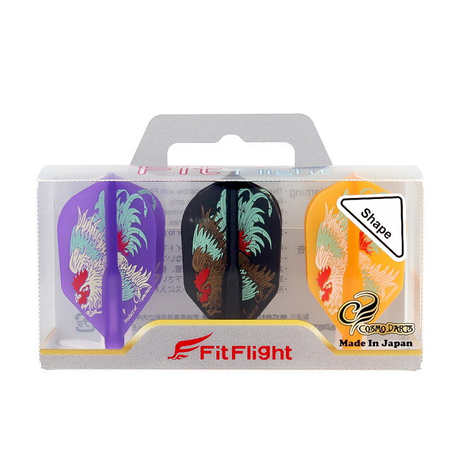 COSMO DARTS(コスモダーツ) Fit Flight(フィットフライト) × Attapol Eupakaree ver.3 シェイプ MIX アタポール・ヨーパカリー選手モデル　(ダーツ フライト)