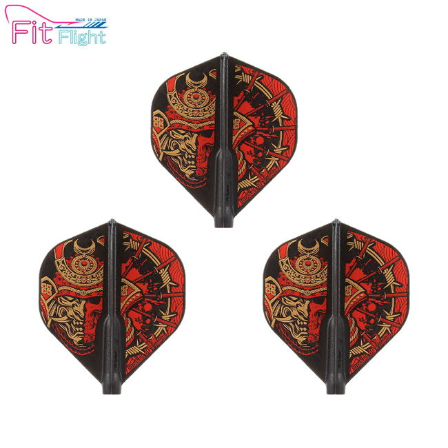 COSMO DARTS(�����������) Fit Flight(�ե��åȥե饤��) Printed Series Samurai Skull A ����������� D...