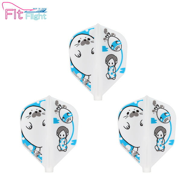 COSMO DARTS(コスモダーツ) Fit Flight(フィットフライト) × 藤田真子 ver.1 シェイプ ホワイト 藤田真..