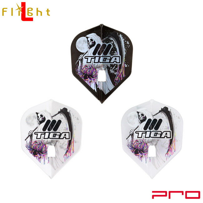 TIGA×L-Flight PRO(ティガ×エルフライトプロ) 坂口優希恵 2025 シェイプ MIX 坂口優希恵選手モデル　(ダーツ フライト)