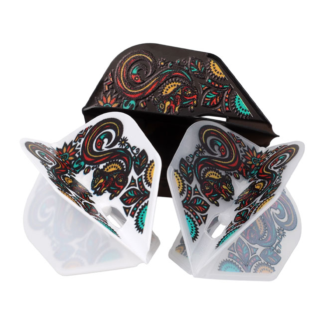 DARTS SHOP Hive (ダーツ ハイブ)のL-style(エルスタイル) L-Flight PRO(エルフライト プロ) ALC 島川薫 ver.1 シェイプ MIX 島川薫選手モデル　(ダーツ フライト)｜アングル2