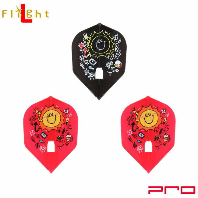 乐天商城 - L-style(エルスタイル) L-Flight PRO(エルフライト プロ) 髙橋麻央 ver.2 シェイプ MIX 髙橋麻央選手モデル　(ダーツ フライト)