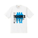 TIGA×SHADE(ティガ×シェイド) TIGA GIRLS(ティガガールズ)イメージ Tシャツ ホワイト (ダーツ アパレル)