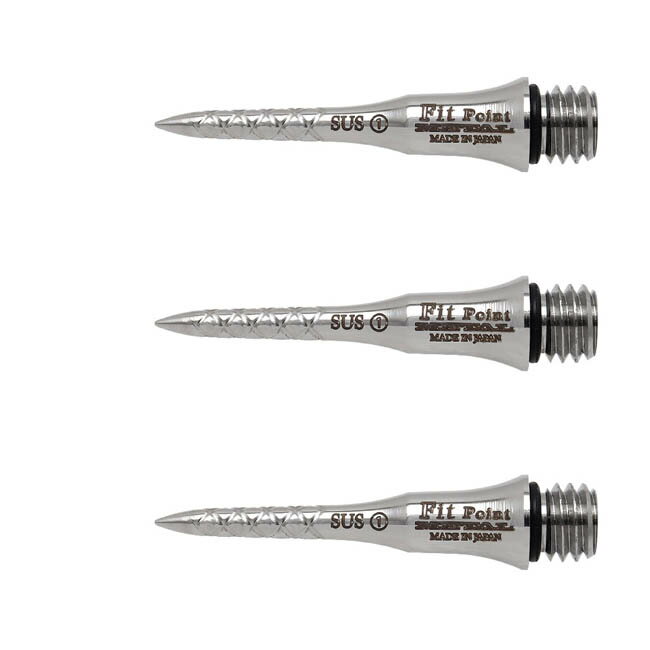 COSMO DARTS(コスモダーツ) Fit Point(フィットポイント) METAL CONVERSION POINT ステンレス ＜-1- Spiral 22mm＞　(ダーツ コンバージョンポイント メタル コンバージョンポイント ハードダーツ darts)