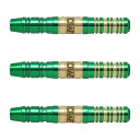 D.CRAFT(ディークラフト) ZONE BRASS mHz-2(メガヘルツ ツー) 2BA グリーン (ダーツ バレル ダーツセット ダーツ シャフト ダー...