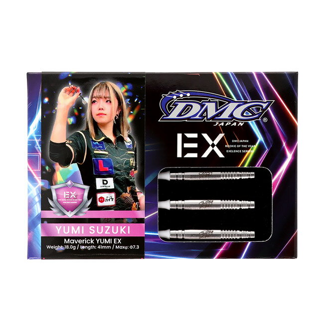 DMC(ディーエムシー) Maverick(マーベリック) Yumi EX DARTS HIVE Limited 2BA 鈴木優美選手モデル　(ダーツ バレル タングステン ダーツセット ダーツ シャフト ダーツ チップ ダーツ フライト ダーツ 矢 羽 darts barrel darts set) 2