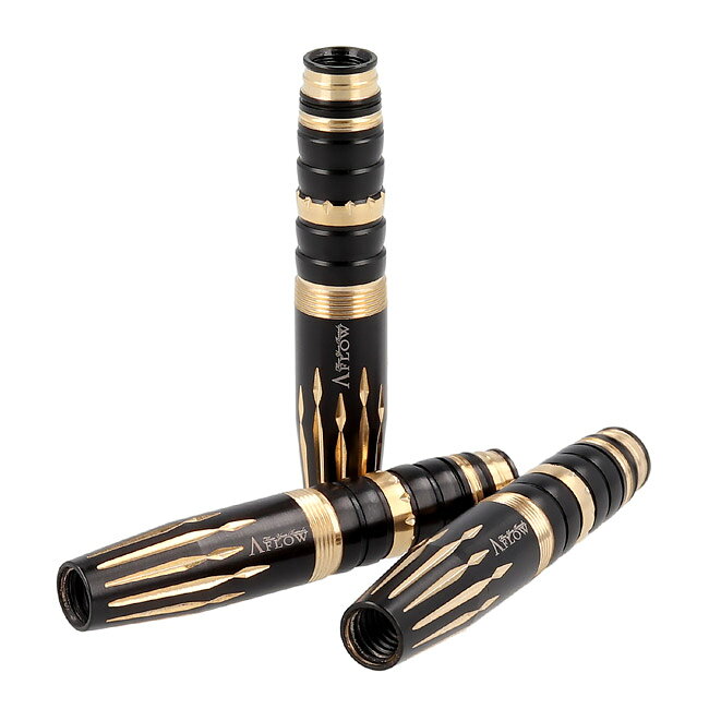 DARTS SHOP Hive (ダーツ ハイブ)のDYNASTY(ダイナスティー) A-FLOW BLACK LINE コーティングタイプ RIELL6(リエル6) 2BA 17.5g DARTS HIVE Limited 清水舞友選手モデル(ダーツ バレル タングステン ダーツセット ダーツ シャフト ダーツ チップ ダーツ フライト ダーツ 矢 羽 darts barrel darts set)｜アングル3