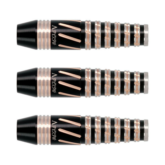 DYNASTY(ダイナスティー) A-FLOW BLACK LINE コーティングタイプ Blackbeeeru(ブラックベール) 2BA 布施匠冴選手モデル (ダーツ バレル タングステン ダーツセット ダーツ シャフト ダーツ チップ ダーツ フライト ダーツ 矢 羽 darts barrel darts set)