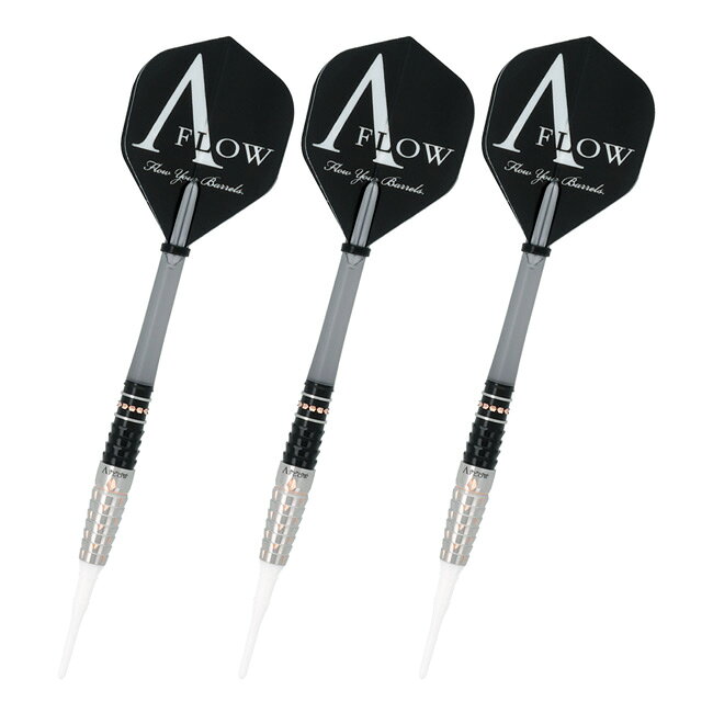 DARTS SHOP Hive (ダーツ ハイブ)のDYNASTY(ダイナスティー) A-FLOW BLACK LINE コーティングタイプ GLASH2(グラッシュ2)【37】 2BA 大崎裕一選手モデル(ダーツ バレル タングステン ダーツセット ダーツ シャフト ダーツ チップ ダーツ フライト ダーツ 矢 羽 darts barrel darts set)｜アングル2