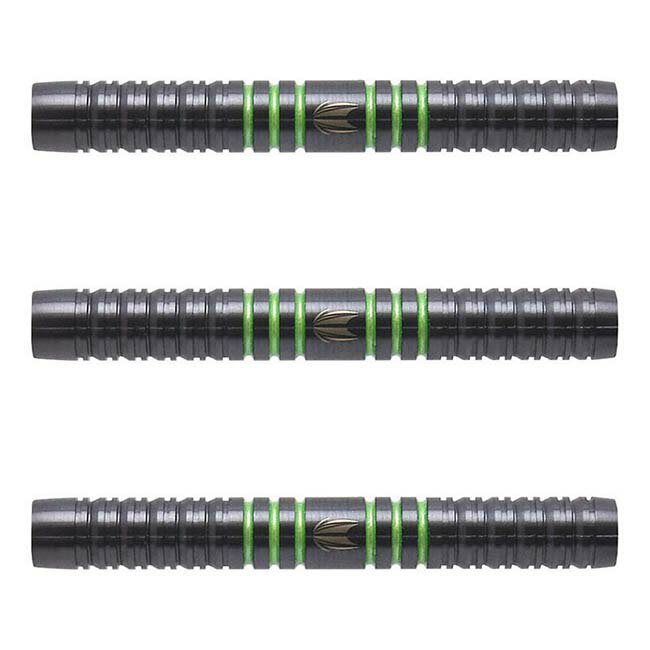 TARGET(ターゲット) VAPOR8 BLACK(ヴェイパーエイト ブラック) 2BA 18g グリーン 100446 (ダーツ バレル タングステン ダーツセット darts barrel)