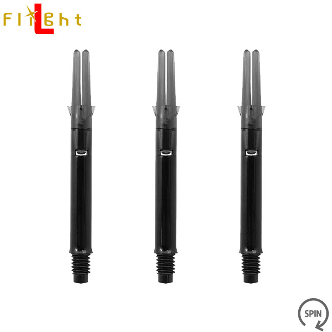 L-SHaft SILENT ストレート ブラック ＜330＞エルシャフト サイレント Straight Black Lシャフト ハウスダーツ ダーツ シャフト darts shaft