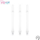 COSMO DARTS(コスモダーツ) Fit Shaft GEAR(フィットシャフト ギア) スリム スピン クリア <8> (ダーツ シャフト darts shaft Slim Spin Clear)(3)
